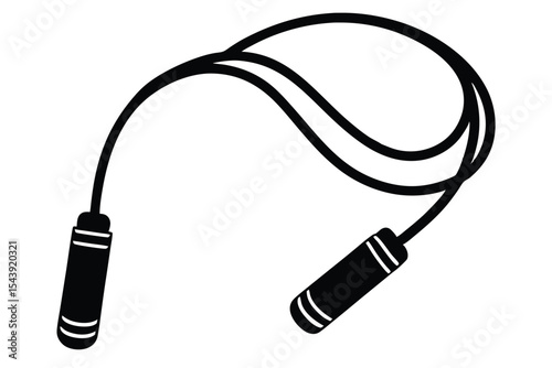 jump rope vector icon