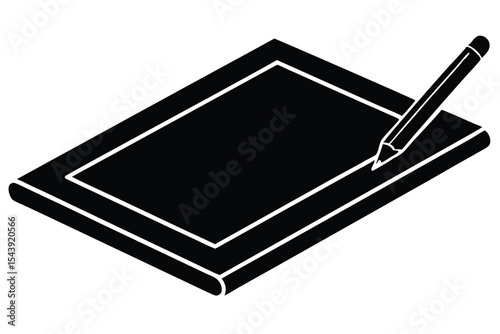 drawing pad vector icon