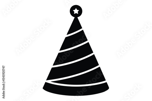 birthday hat vector icon