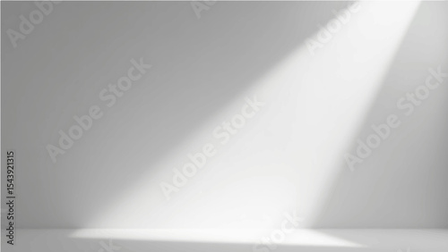 abstract features a minimalist background with a smooth gray gradient. Two bright white diagonal streaks add light, creating a clean, modern aesthetic