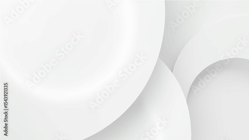 For modern design, use a minimalist white abstract background with delicate geometric curves and delicate gradients.