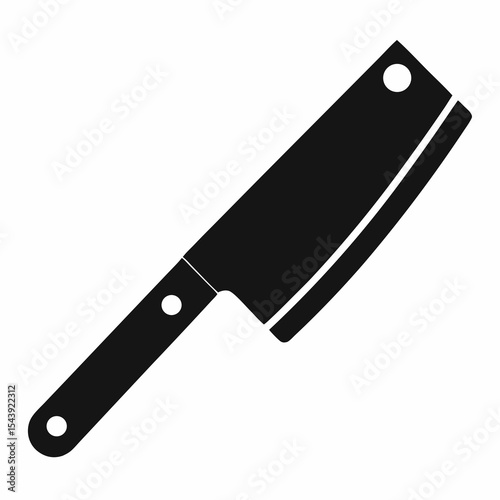 knife on a white background