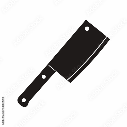 knife on a white background