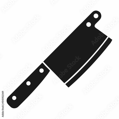 knife on a white background