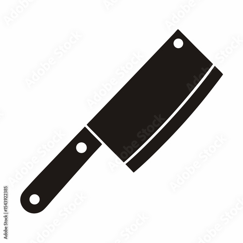 knife on a white background