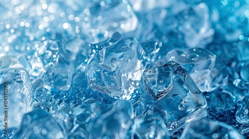 blue ice background, abstract ice background, aqua blue background