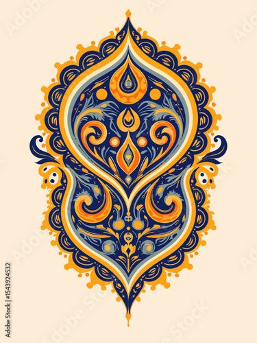  aum syllable, paisley design ,Hinduism, India 
