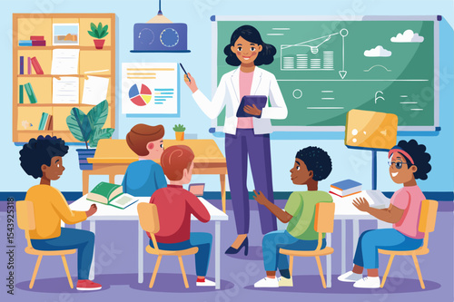Modern Classroom Teaching with Tablet Technology


