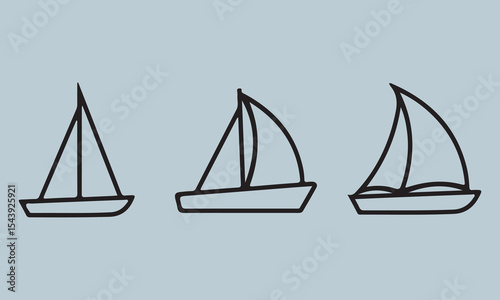 sailing boat on the sea