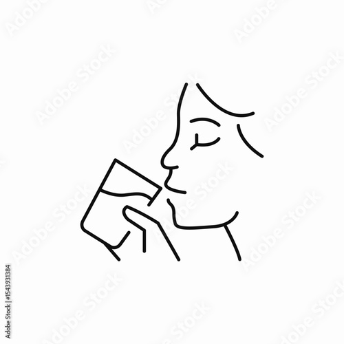 drink water icon sign vector