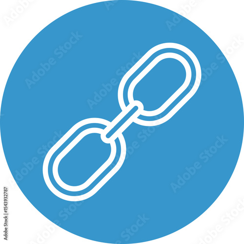Link Vector Line White Circles Multicolors