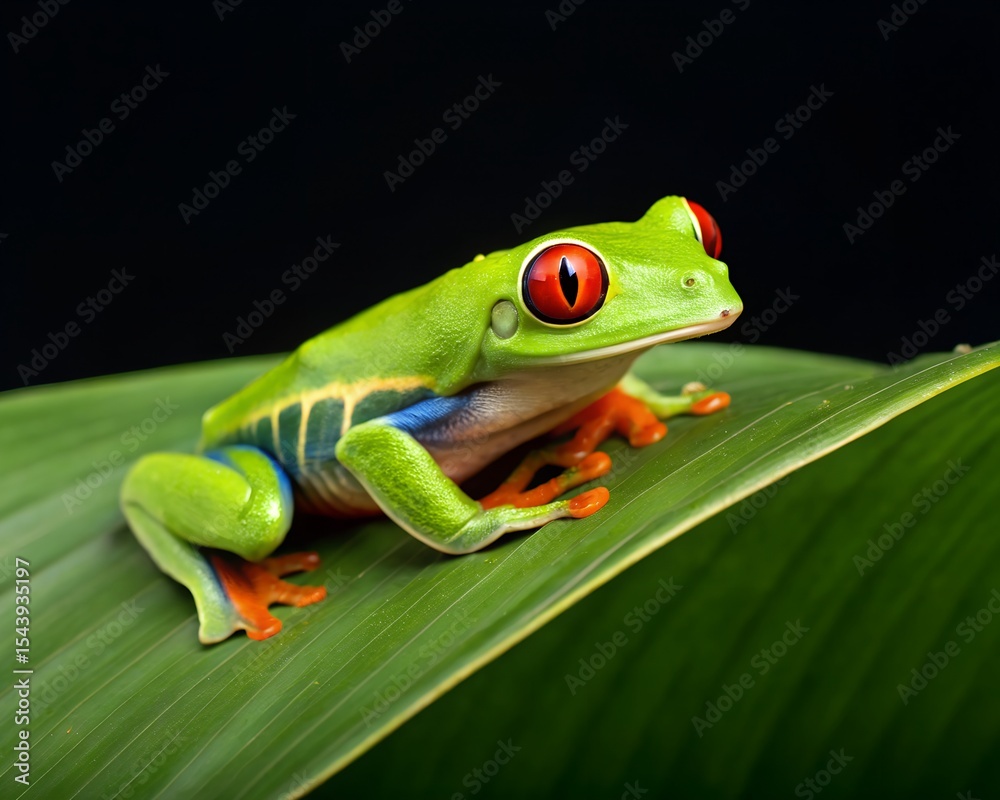 Fototapeta premium red eyed tree frog