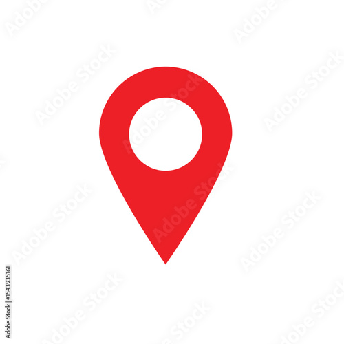 Maps pin. Location pin. Pin icon vector. Location map icon