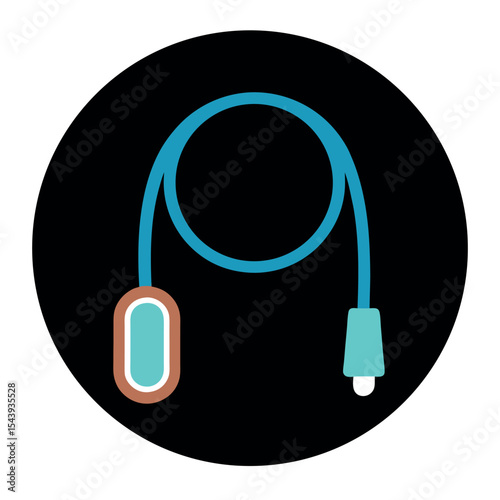 Jumping rope icon