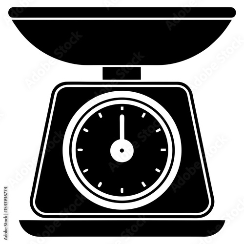vector illustration of a scale
