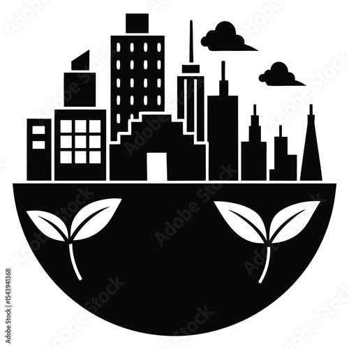 Energy Efficiency Graphic Elements Icons and Symbols for Sustainable Design and Green Technology