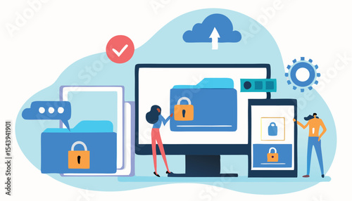 Business people collaborating on laptops, business smart working with online video conference meeting concept and business team  working from anywhere with internet wireless technology.