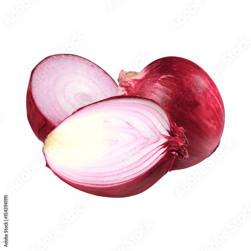 Onion 3D Object with white background