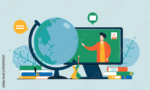 Business people collaborating on laptops, business smart working with online video conference meeting concept and business team  working from anywhere with internet wireless technology.