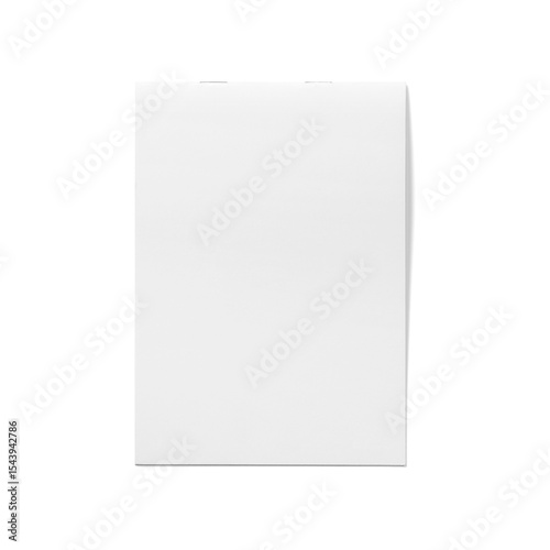 A blank white sheet of paper, useful for notes, drawings, or printing.