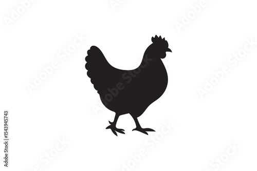 hen silhouette