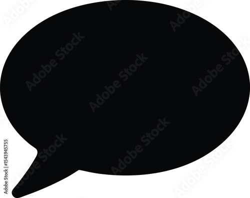 speech bubble icon, chat bubble icon vector