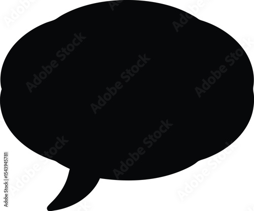 speech bubble icon, chat bubble icon vector