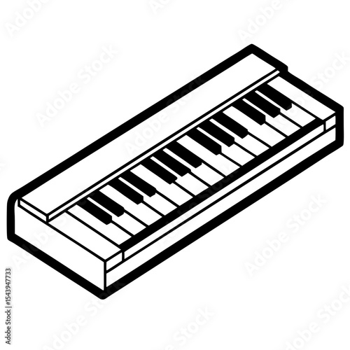 Flat Keyboard Vector Design