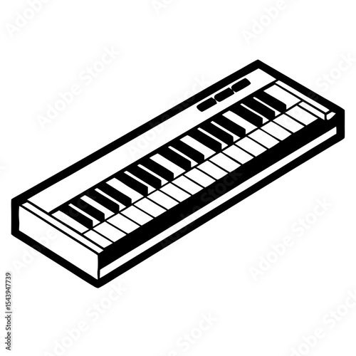 Flat Keyboard Vector Design