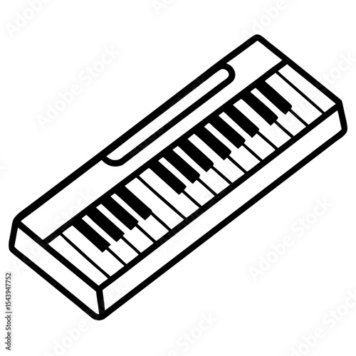Flat Keyboard Vector Design
