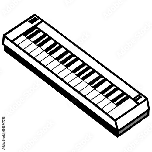 Flat Keyboard Vector Design