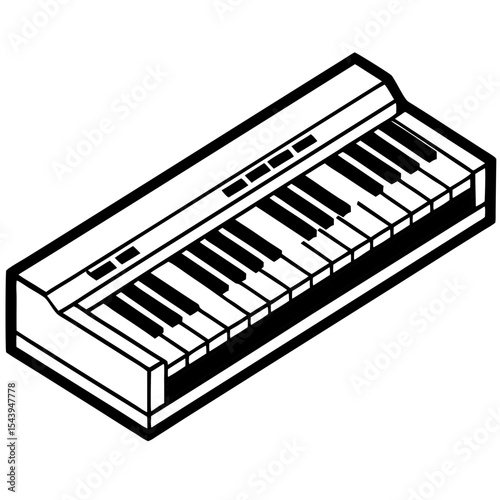 Flat Keyboard Vector Design