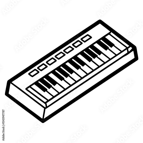 Flat Keyboard Vector Design