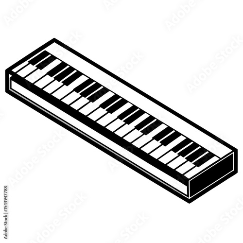 Flat Keyboard Vector Design