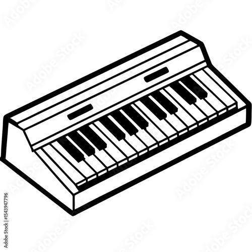 Flat Keyboard Vector Design