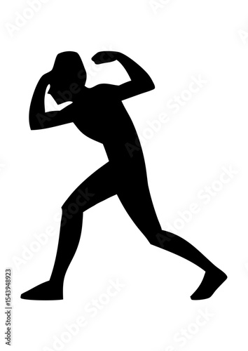 running man silhouette
