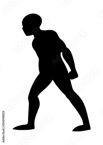 silhouette of a man