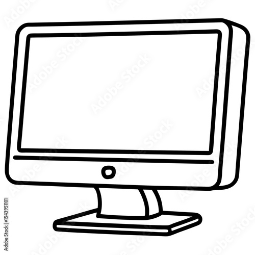 Simple Monitor Illustration