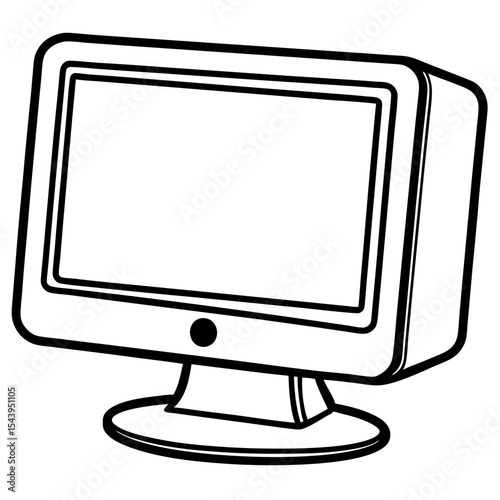 Simple Monitor Illustration