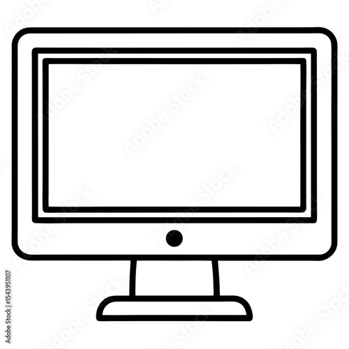 Simple Monitor Illustration