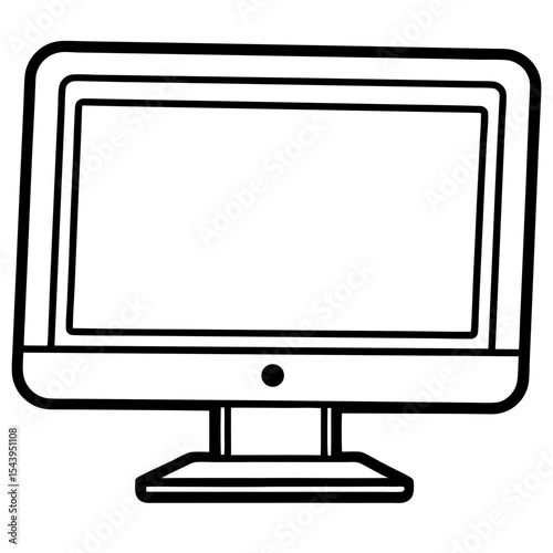 Simple Monitor Illustration