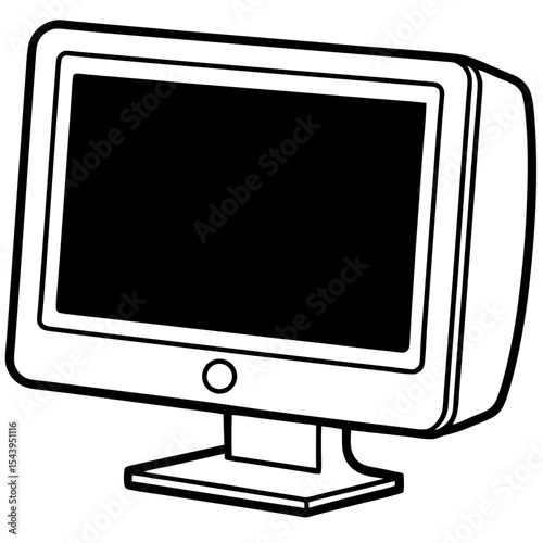 Simple Monitor Illustration
