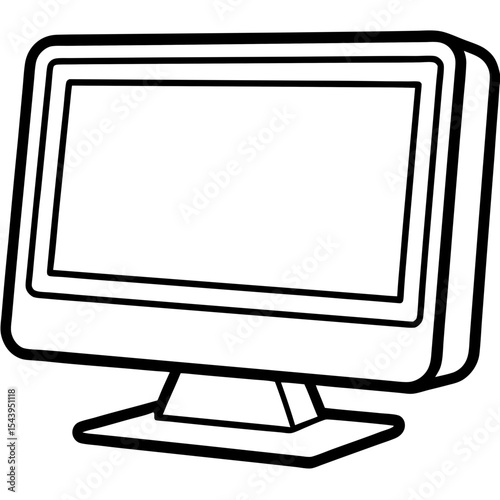 Simple Monitor Illustration