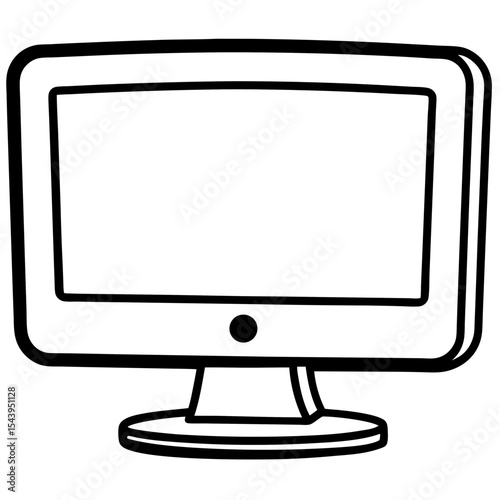 Simple Monitor Illustration