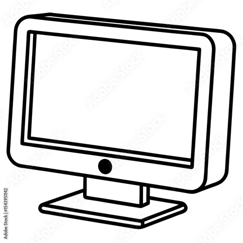 Simple Monitor Illustration