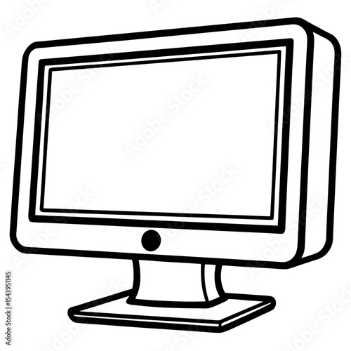 Simple Monitor Illustration