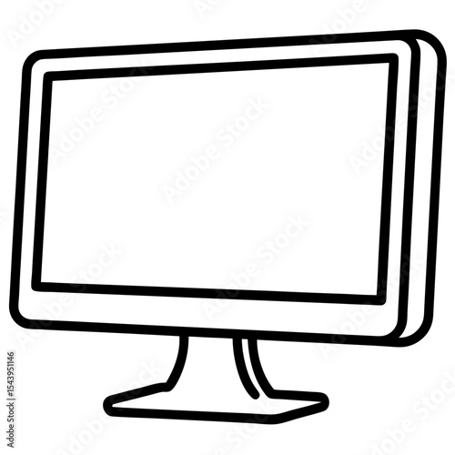 Simple Monitor Illustration