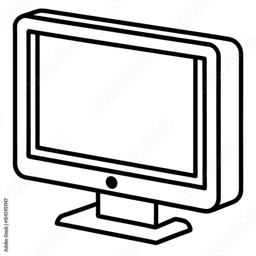 Simple Monitor Illustration