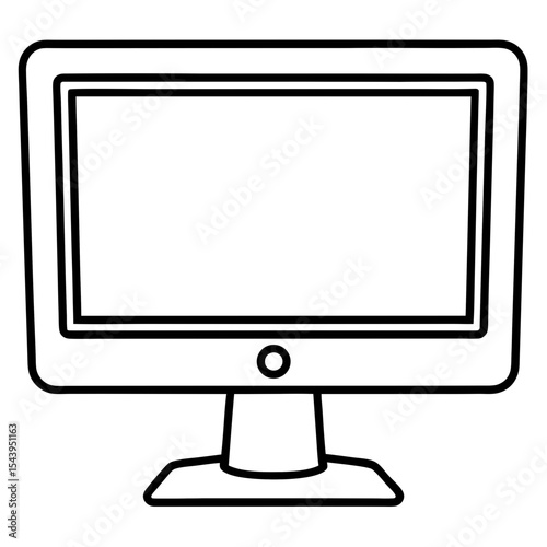 Simple Monitor Illustration