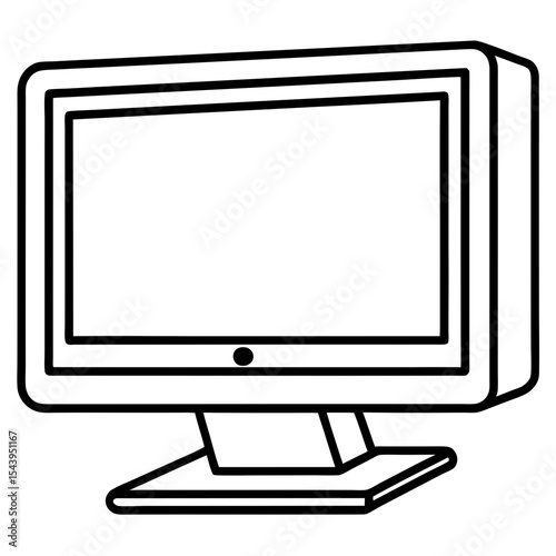 Simple Monitor Illustration